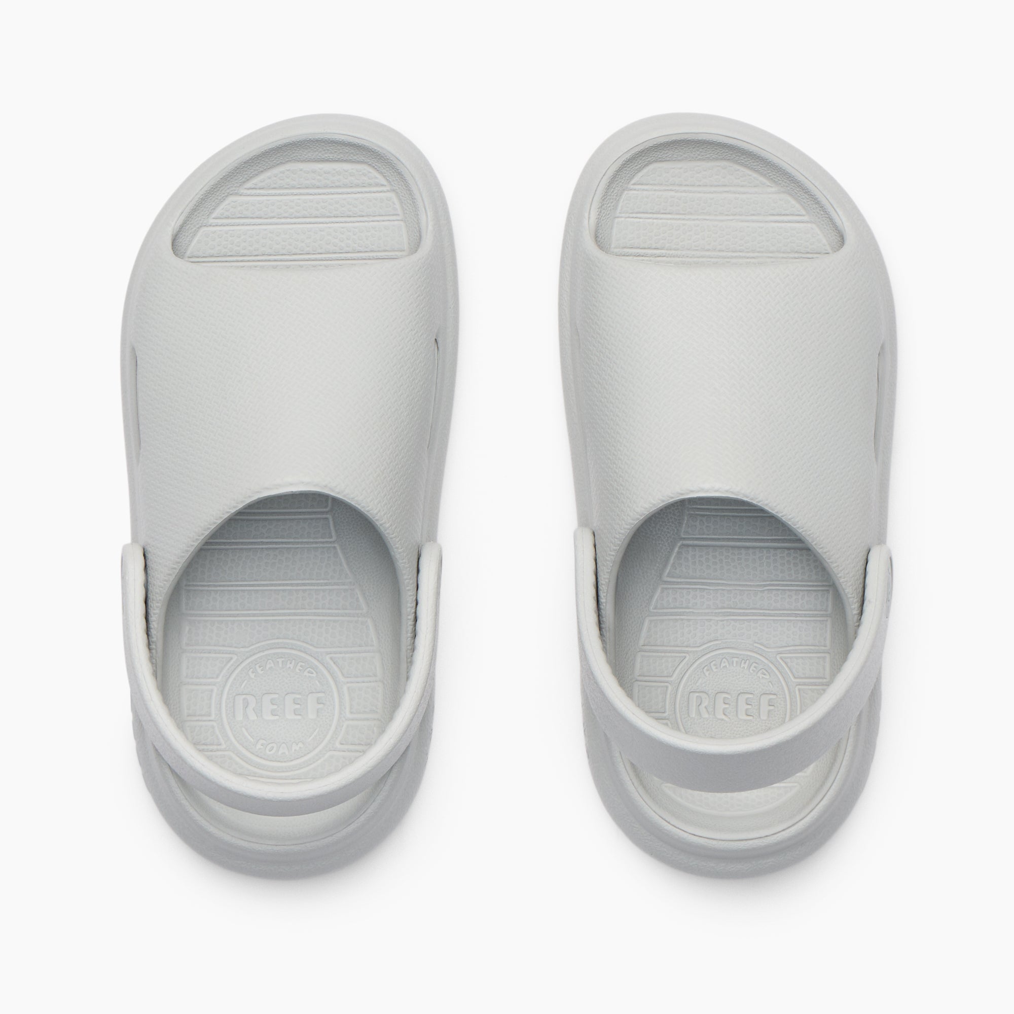 Reef Boy's' Little  Rio Slide In Light Grey M