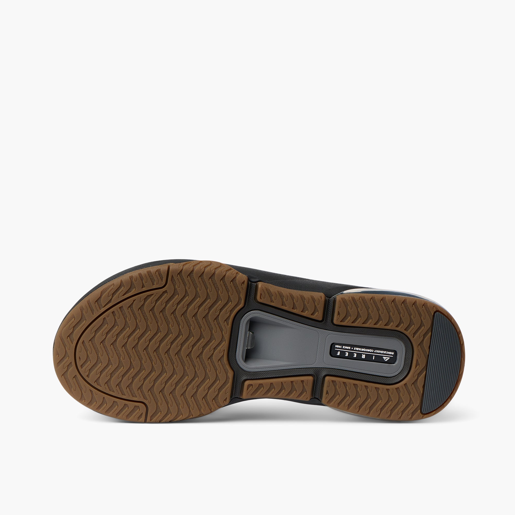 Reef Men's Fanning + In Black/Gum M
