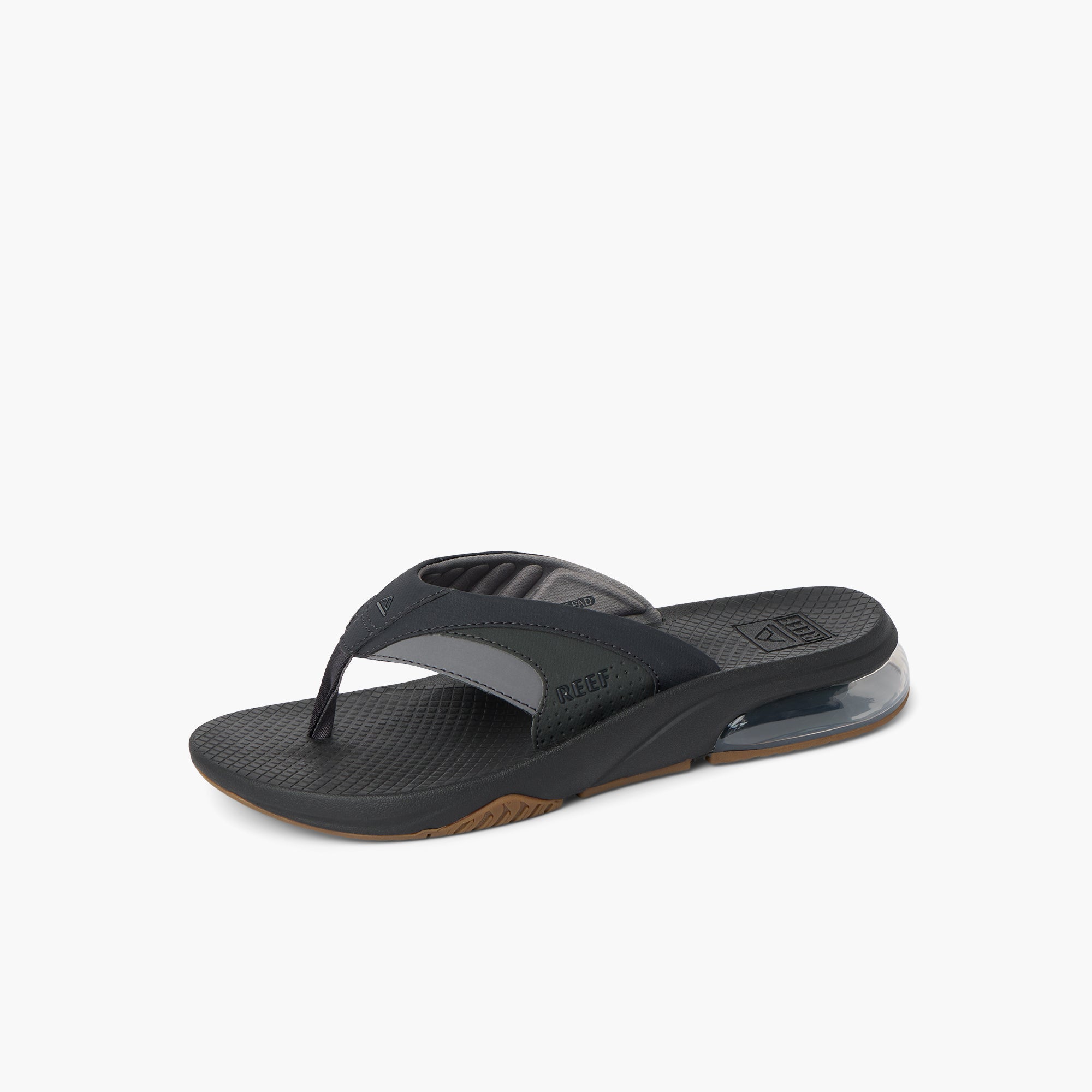 Reef Men's Fanning + In Black/Gum M