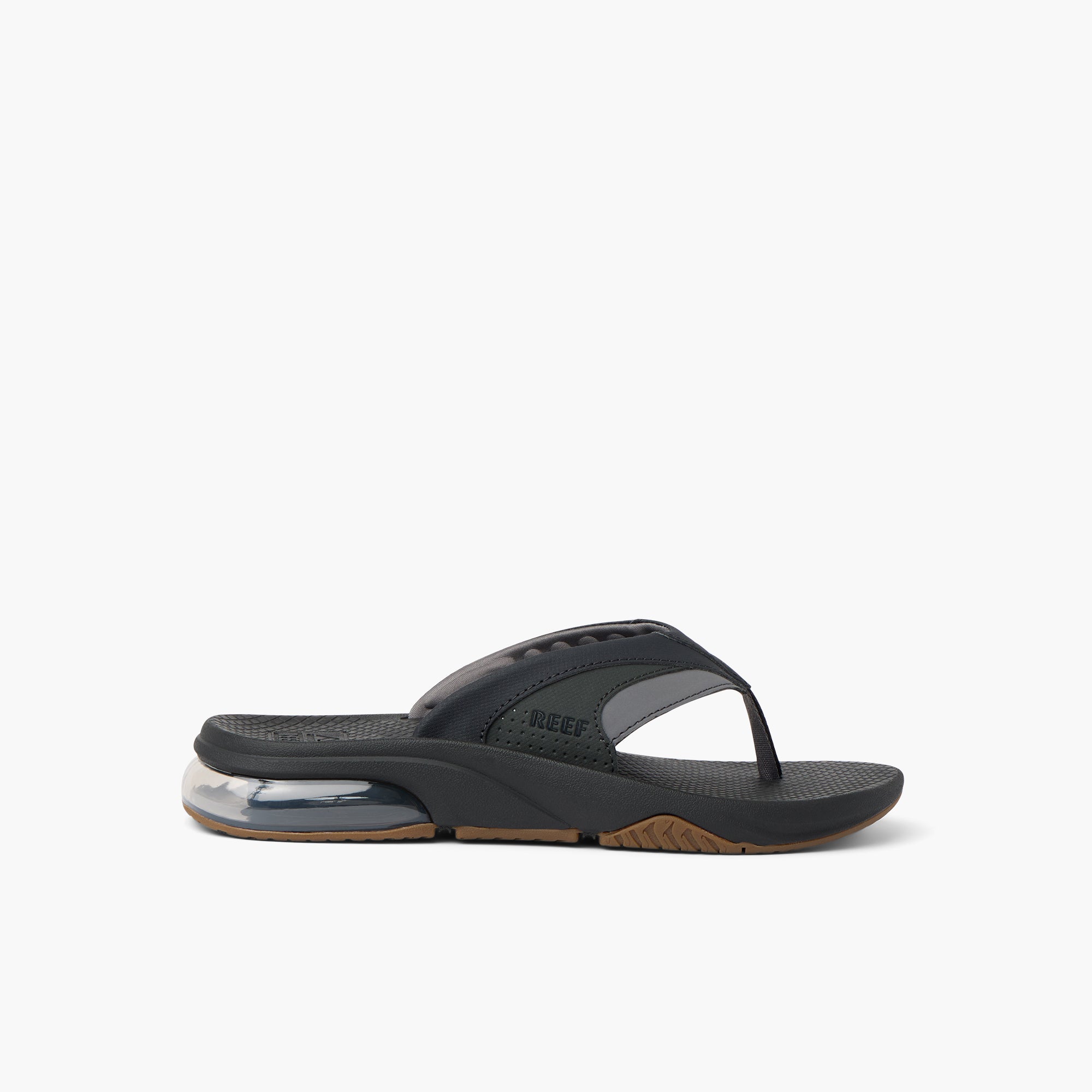Reef Men's Fanning + In Black/Gum M
