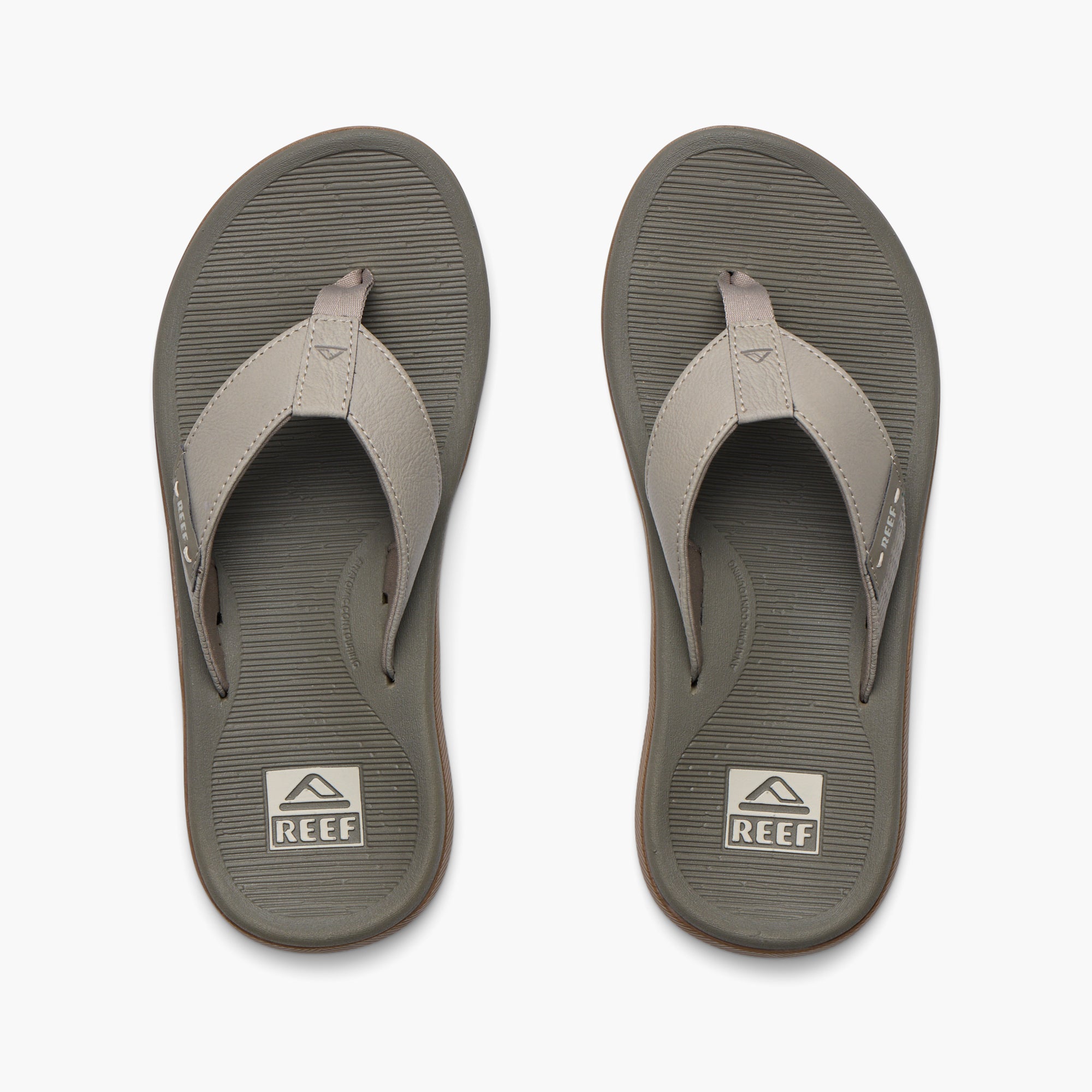 Reef Men's Reef Santa Ana  In Moonrock/Brown M