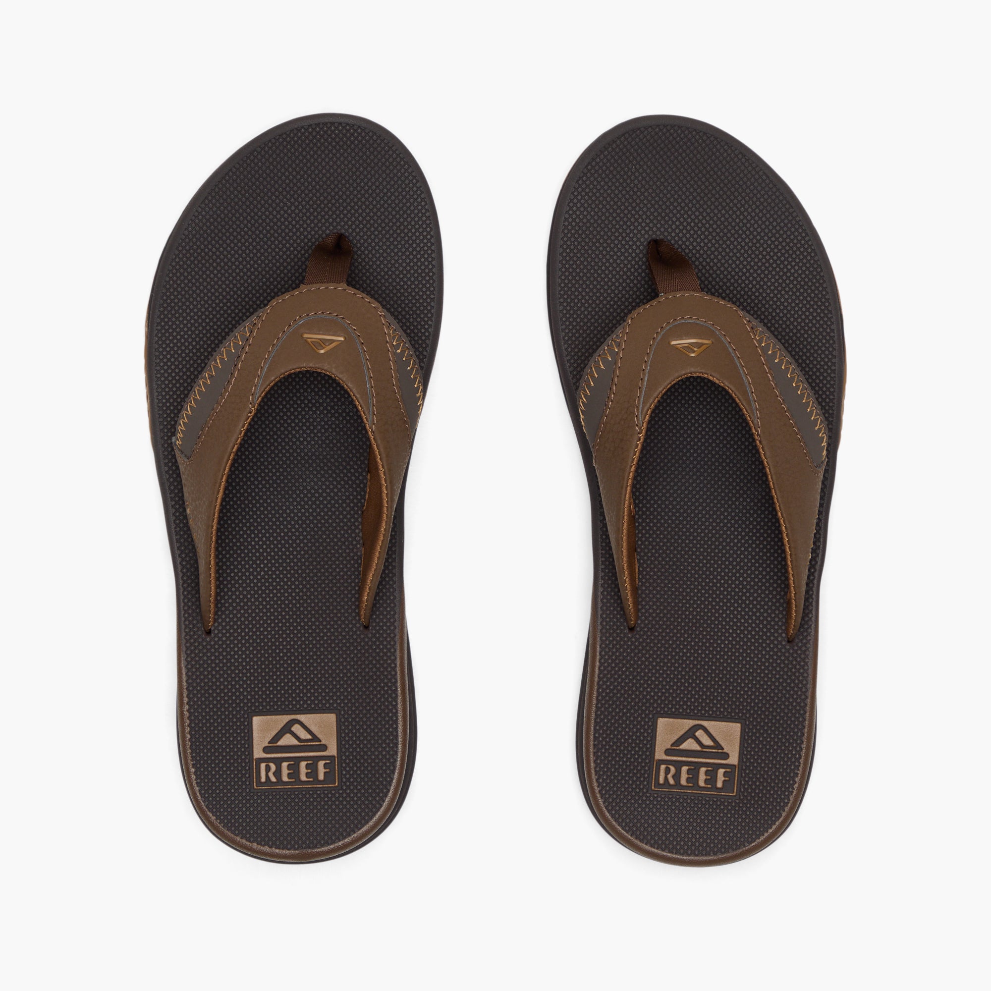 Reef Men's Cushion Fanning  In Dark Brown M