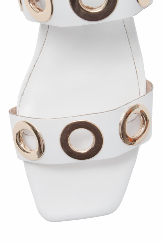 Jeffrey Campbell  Women's Rivets White M