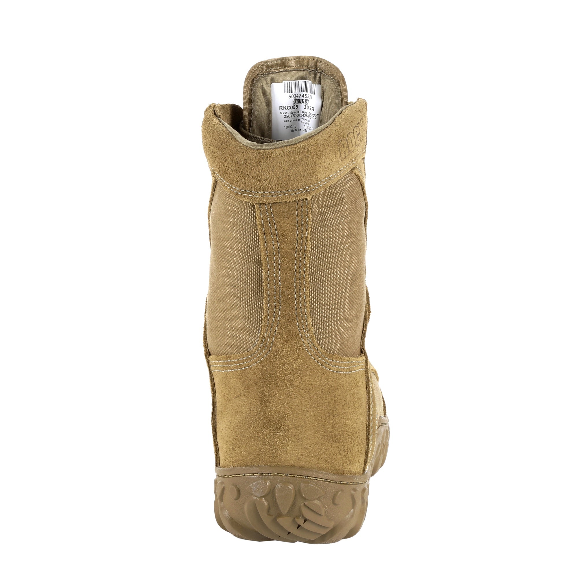 Rocky Men's S2v  8" Waterproof 400G Insulated Military Bo In Coyote W