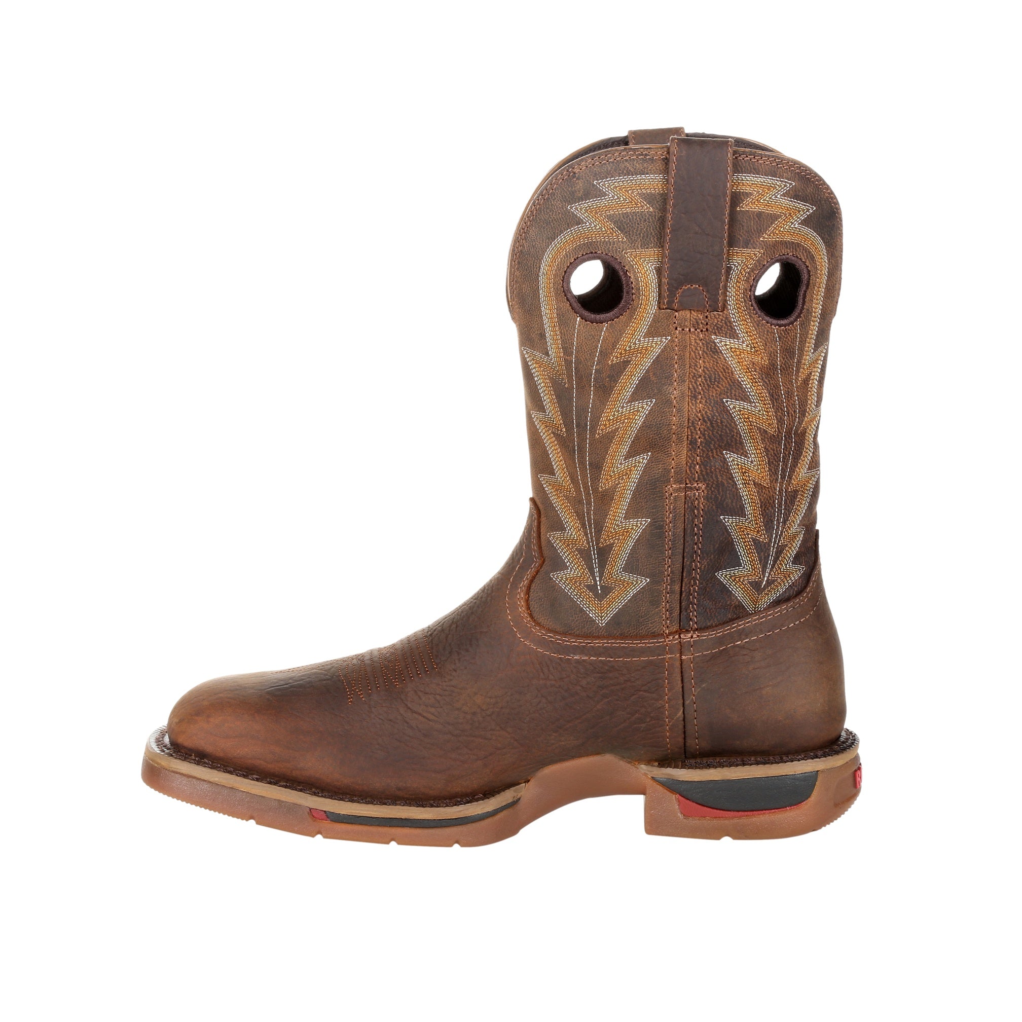 Rocky Men's Long Range  11" Waterproof Western Boot In Distressed M
