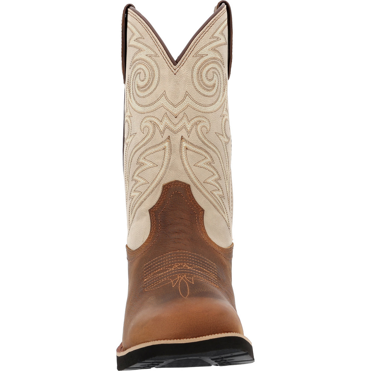 Rocky Men's Monocrepe  12" Waterproof Leather Western Boo In Brown W