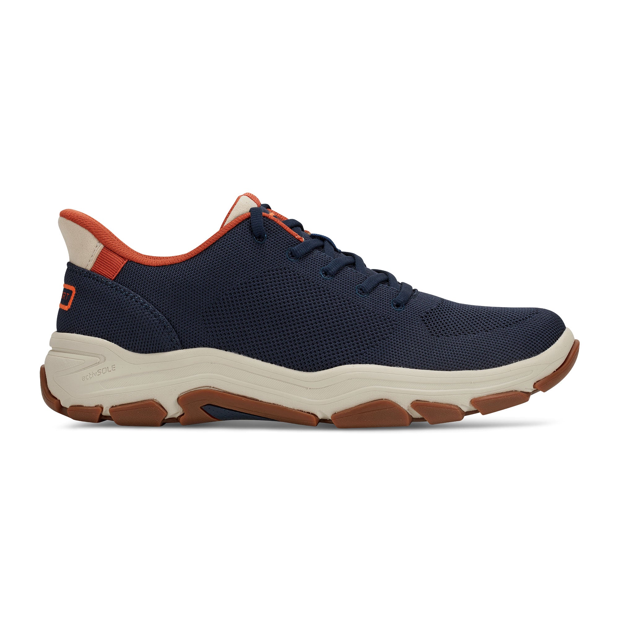 Rockport Men's Rafferty In Blue/Oyster W