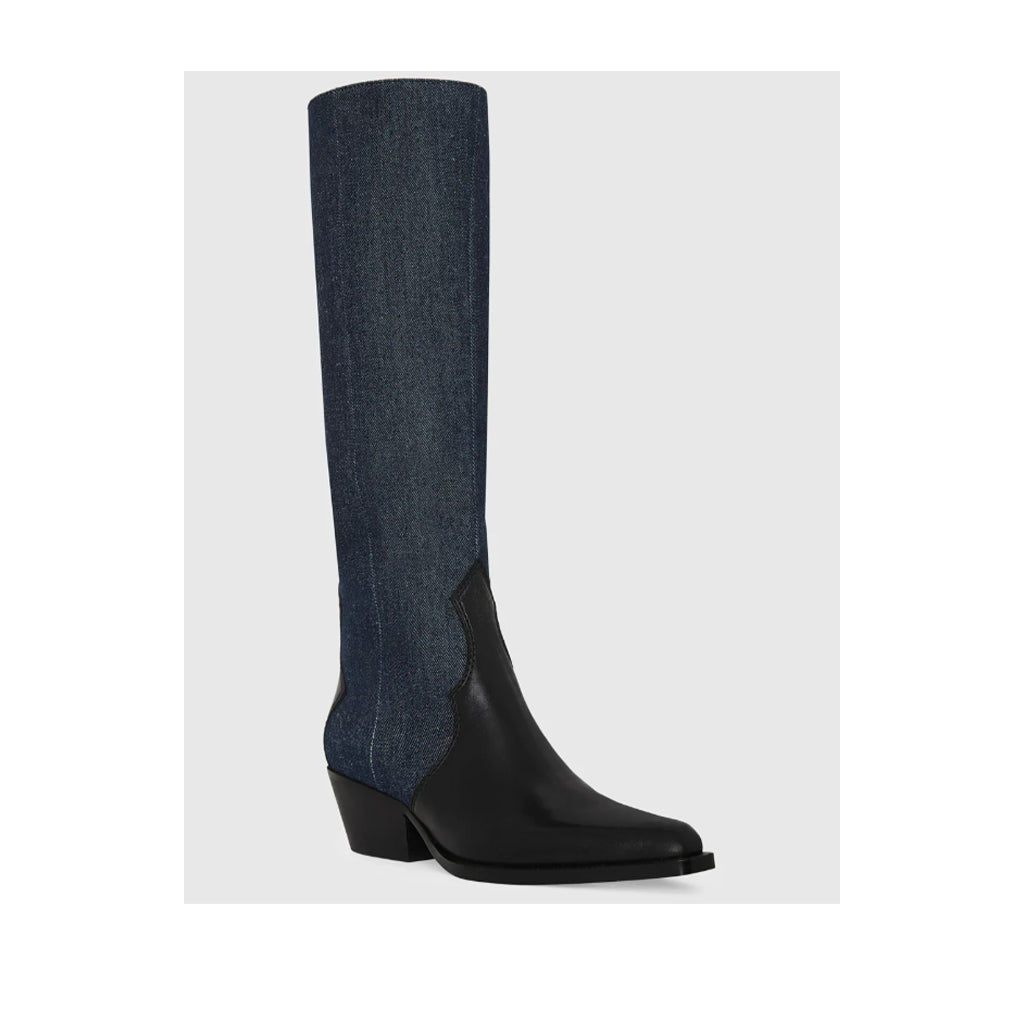 Rebecca Minkoff Women's Colt Tall Boot in Dark Denim