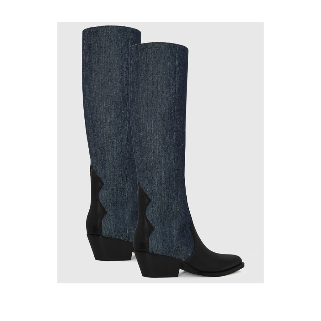 Rebecca Minkoff Women's Colt Tall Boot in Dark Denim