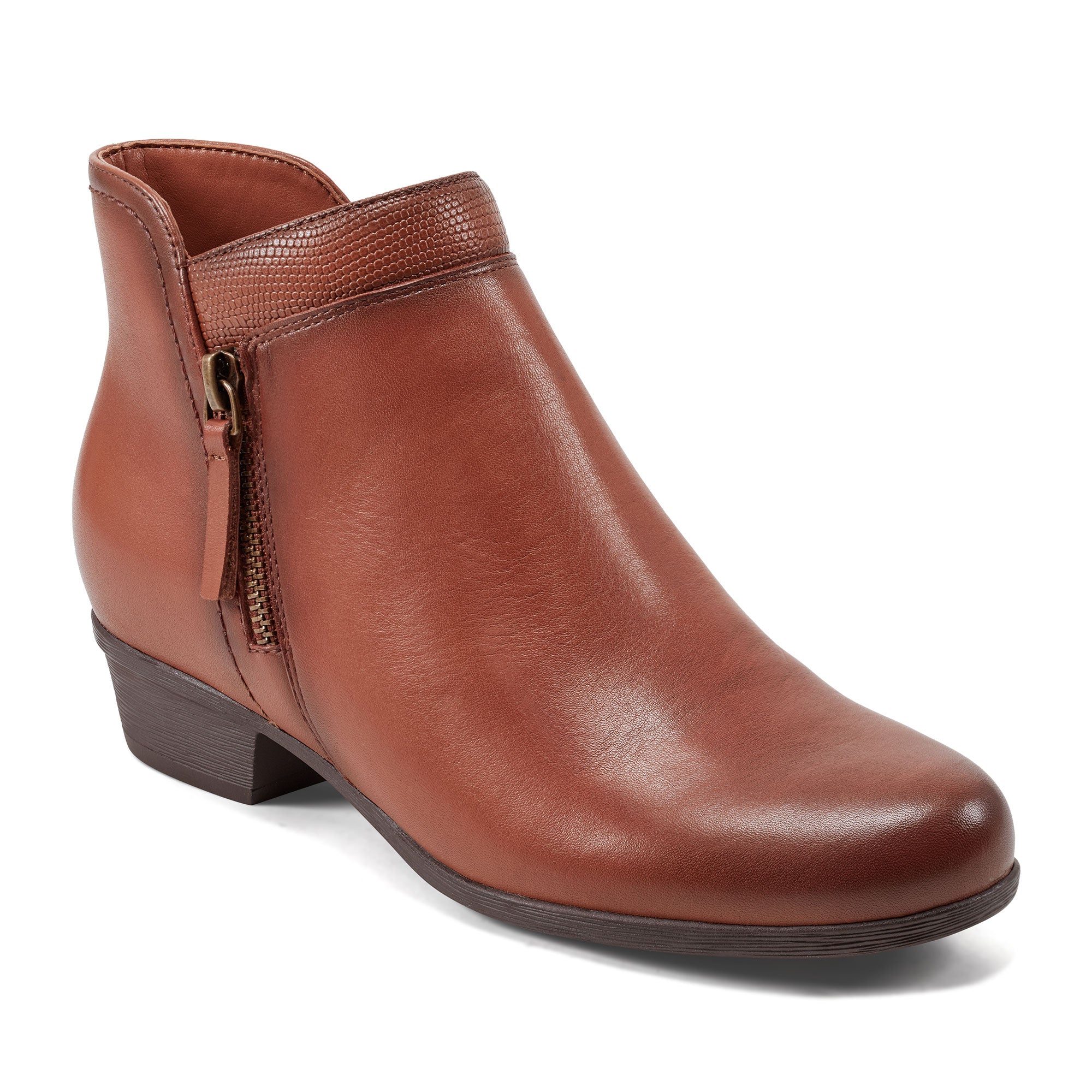 Rockport Women's Carlybootie In Tan/Cognac