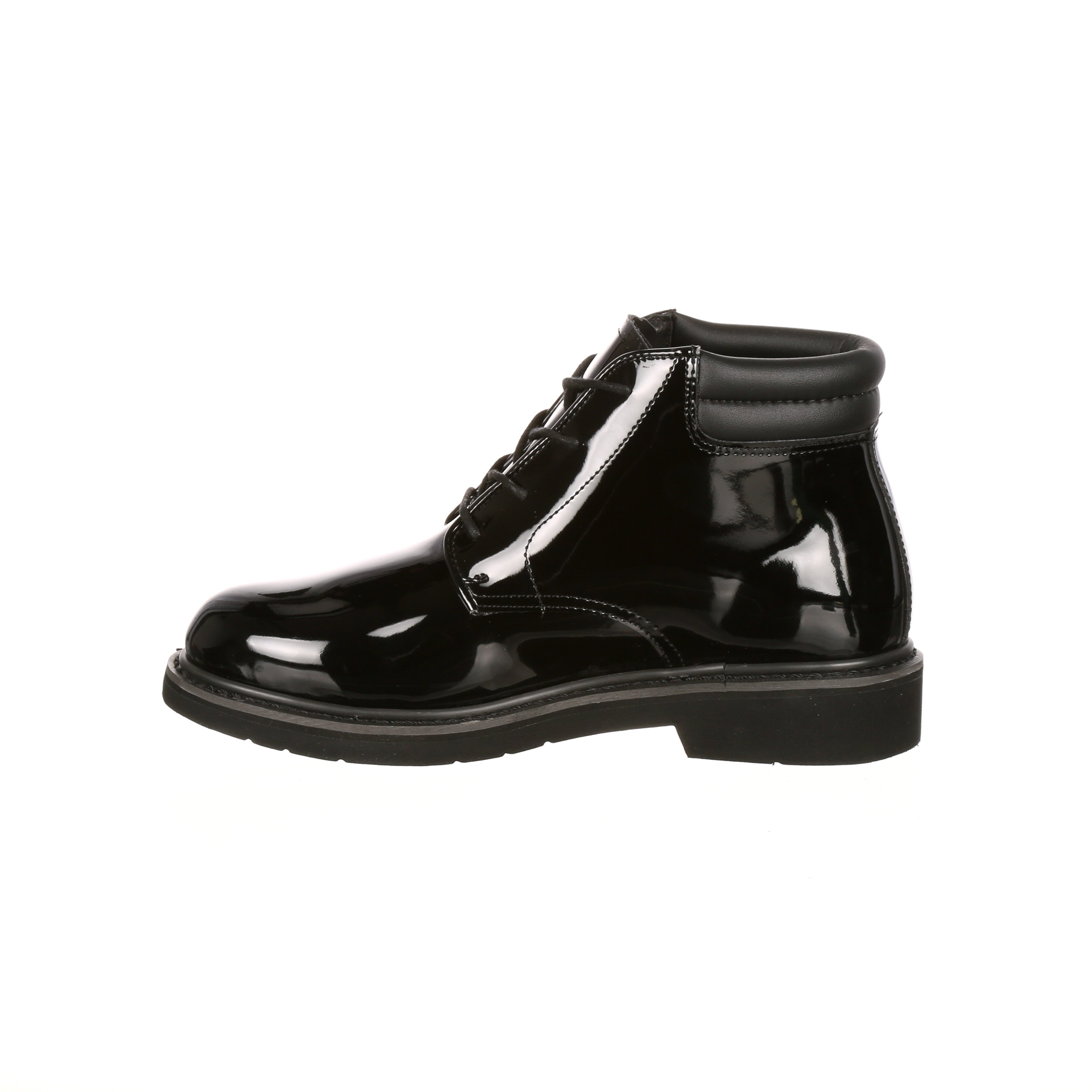 Rocky Men's Dress  5" Leather High Gloss Chukka In Black W