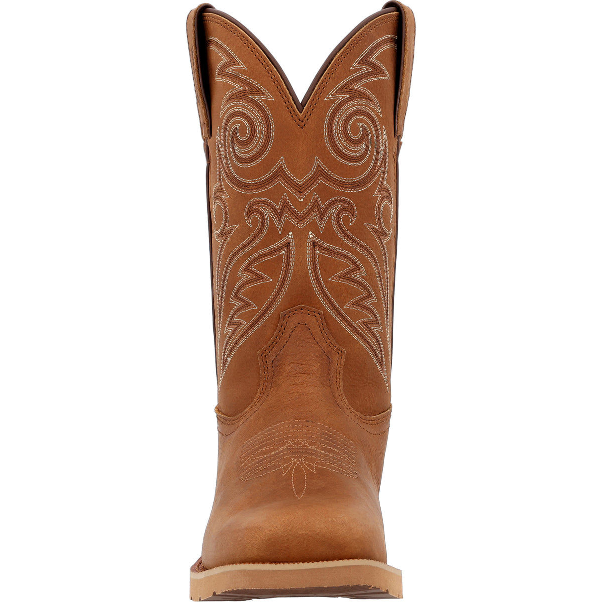 Rocky Men's Monocrepe  12" Waterproof Leather Western Boo In Cognac M