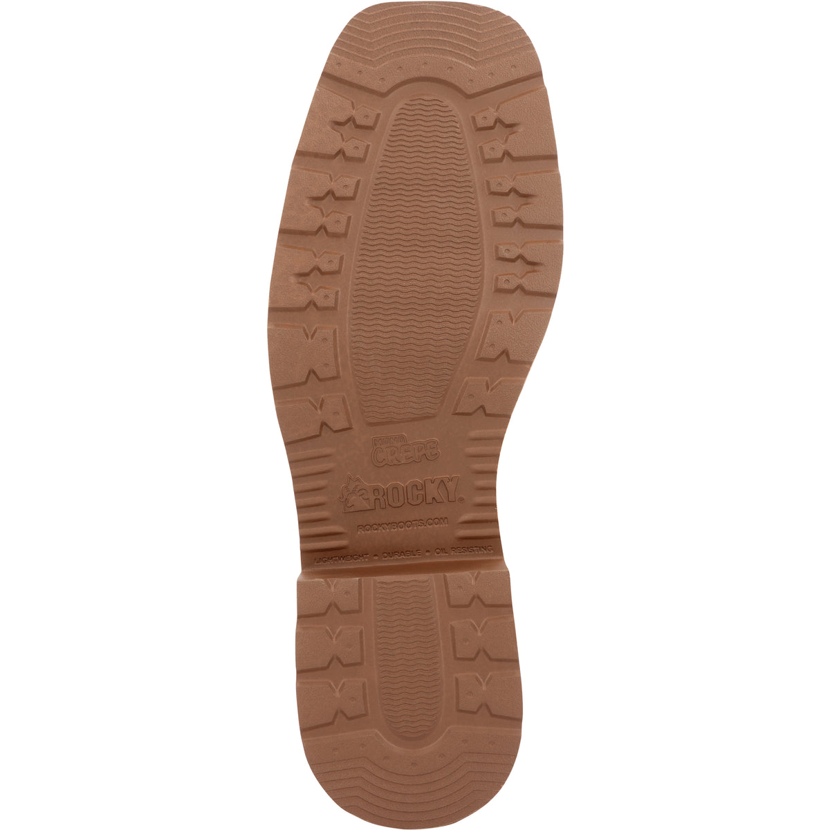 Rocky Men's Monocrepe  12" Waterproof Leather Western Boo In Tobacco M