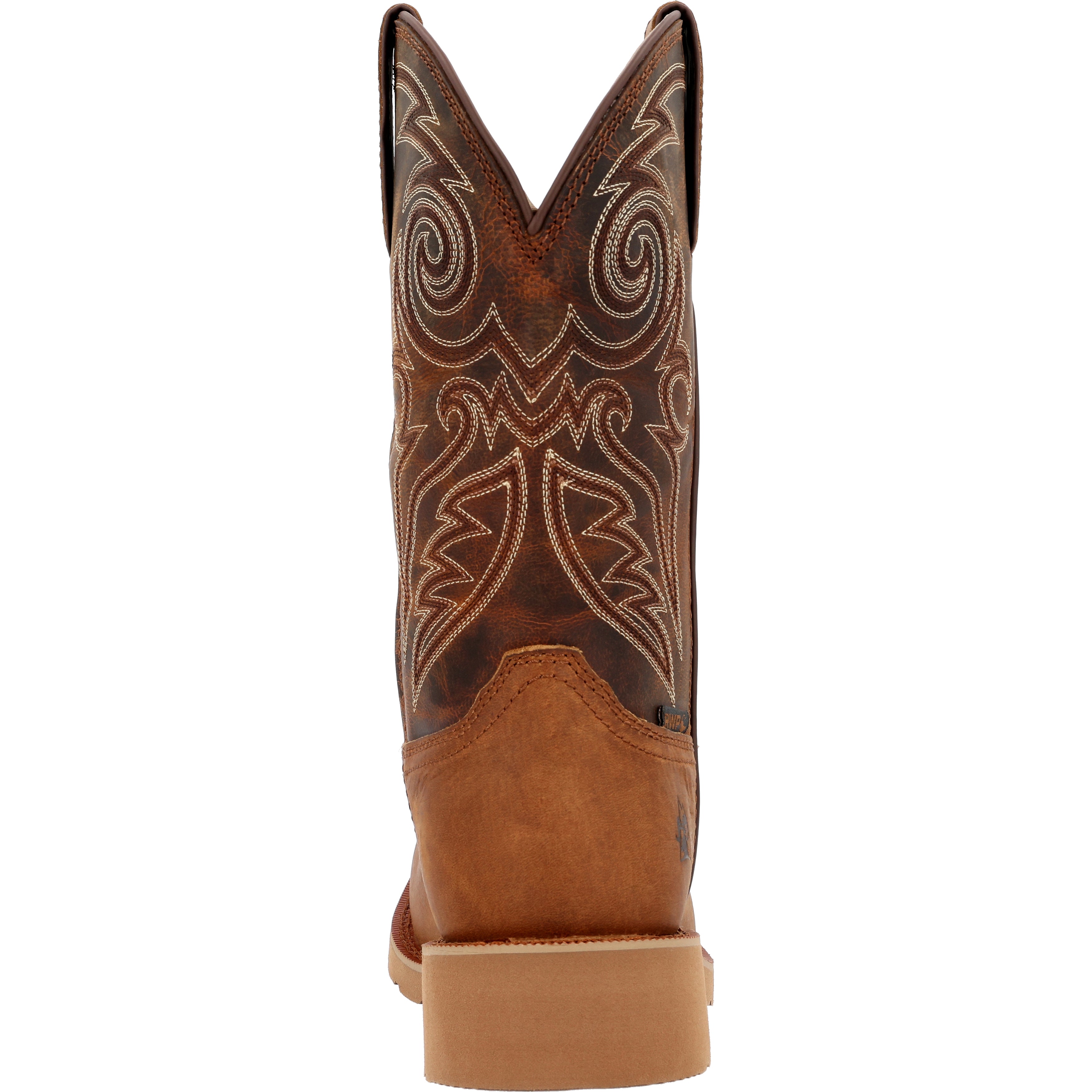 Rocky Men's Monocrepe  12" Waterproof Leather Western Boo In Tobacco W