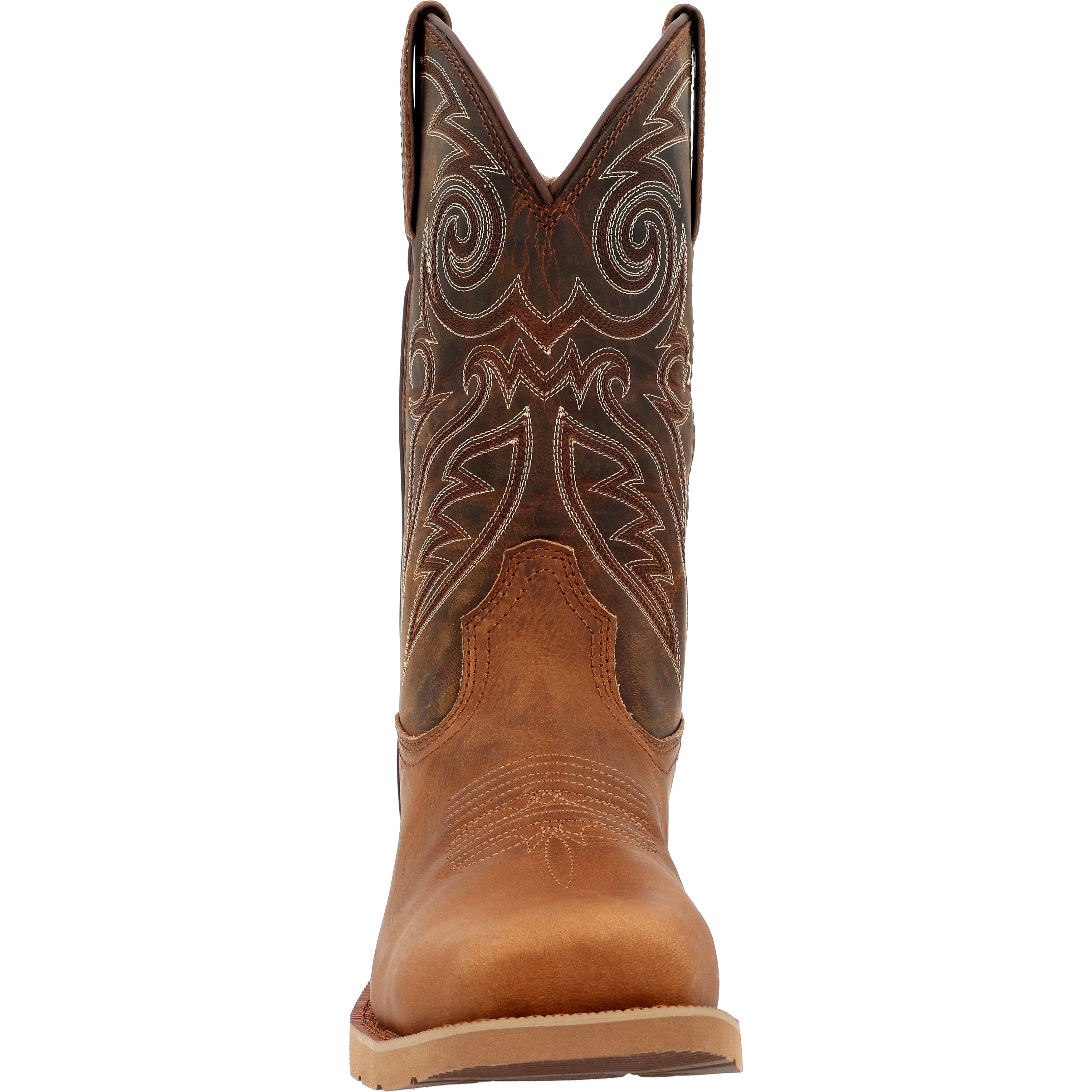 Rocky Men's Monocrepe  12" Waterproof Leather Western Boo In Tobacco W