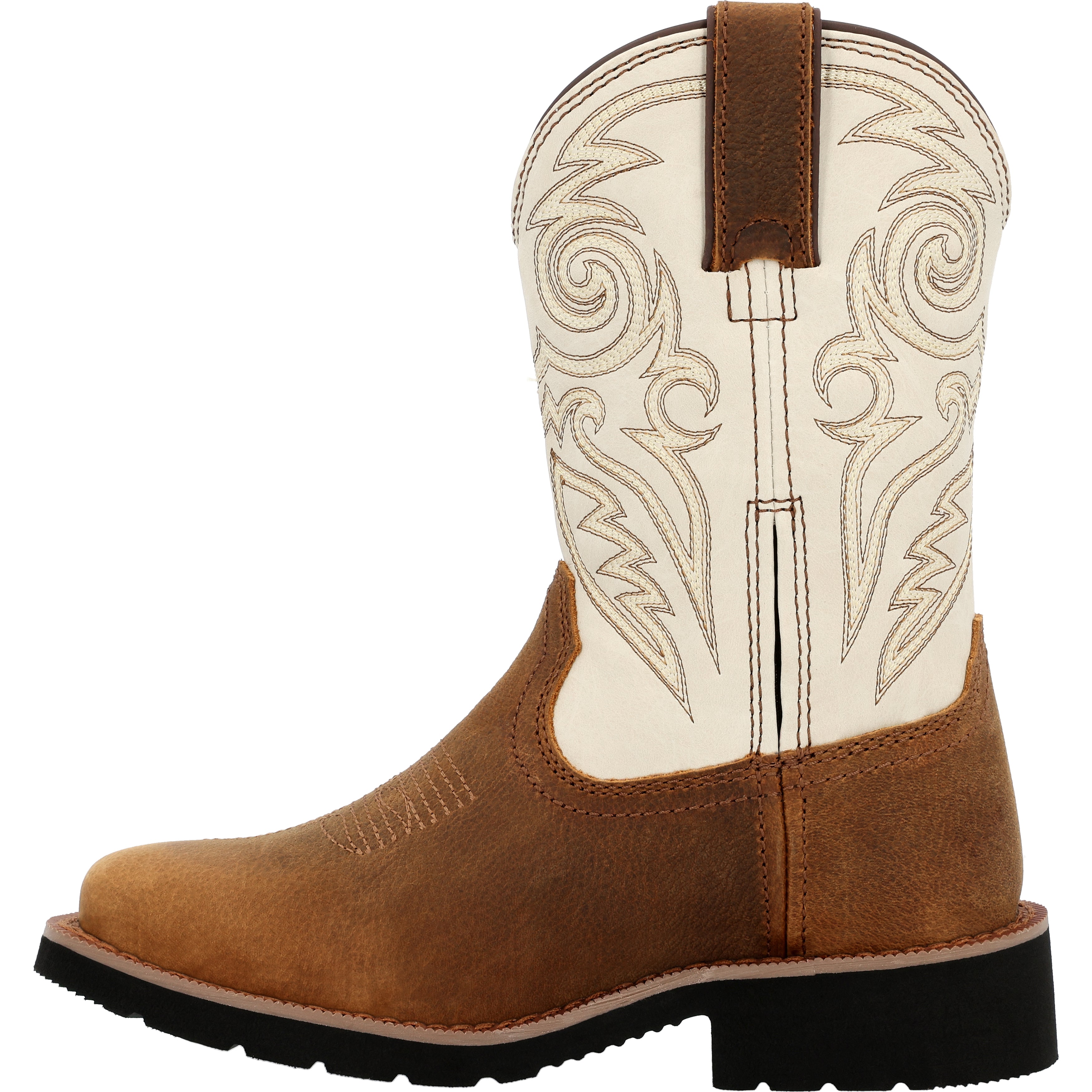Rocky Kids' Monocrepe Kid' 8" Western Boot In Brown M