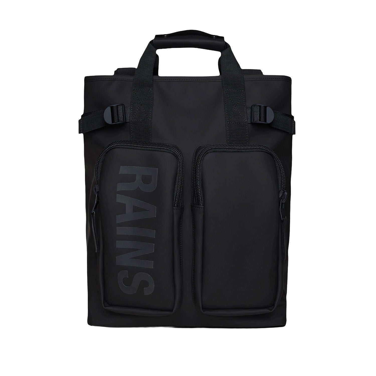Rains Texel Tote Backpack in Black