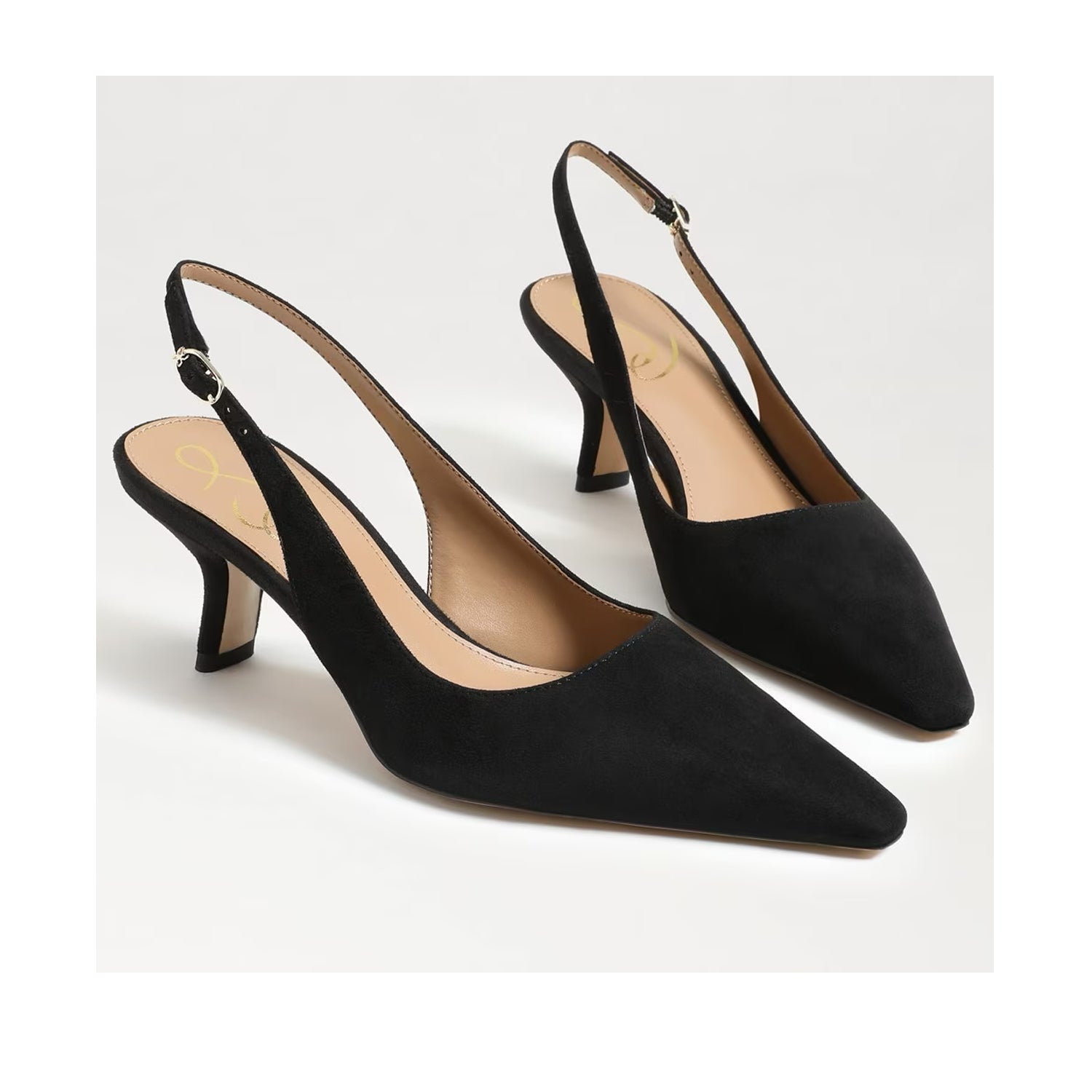 Sam Edelman Women's Bianka Sling in Black Suede