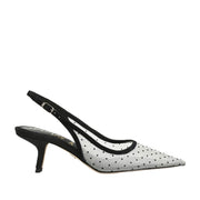 Sam Edelman Women's Bianka Slingback in Ivory/Black