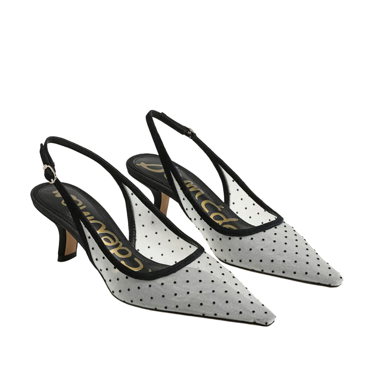 Sam Edelman Women's Bianka Slingback in Ivory/Black