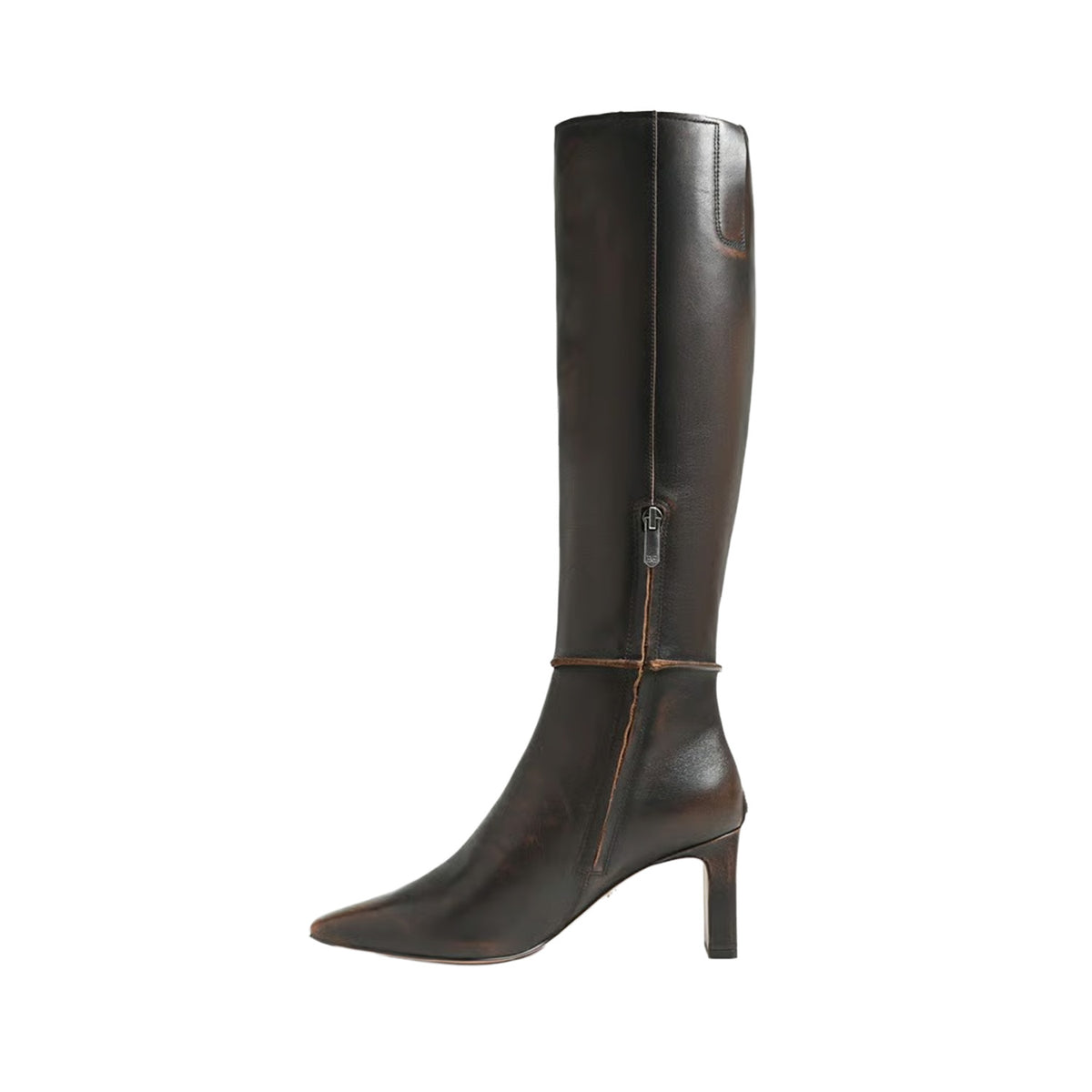 Sam Edelman Women's Sylvia Moto in Washed Brown