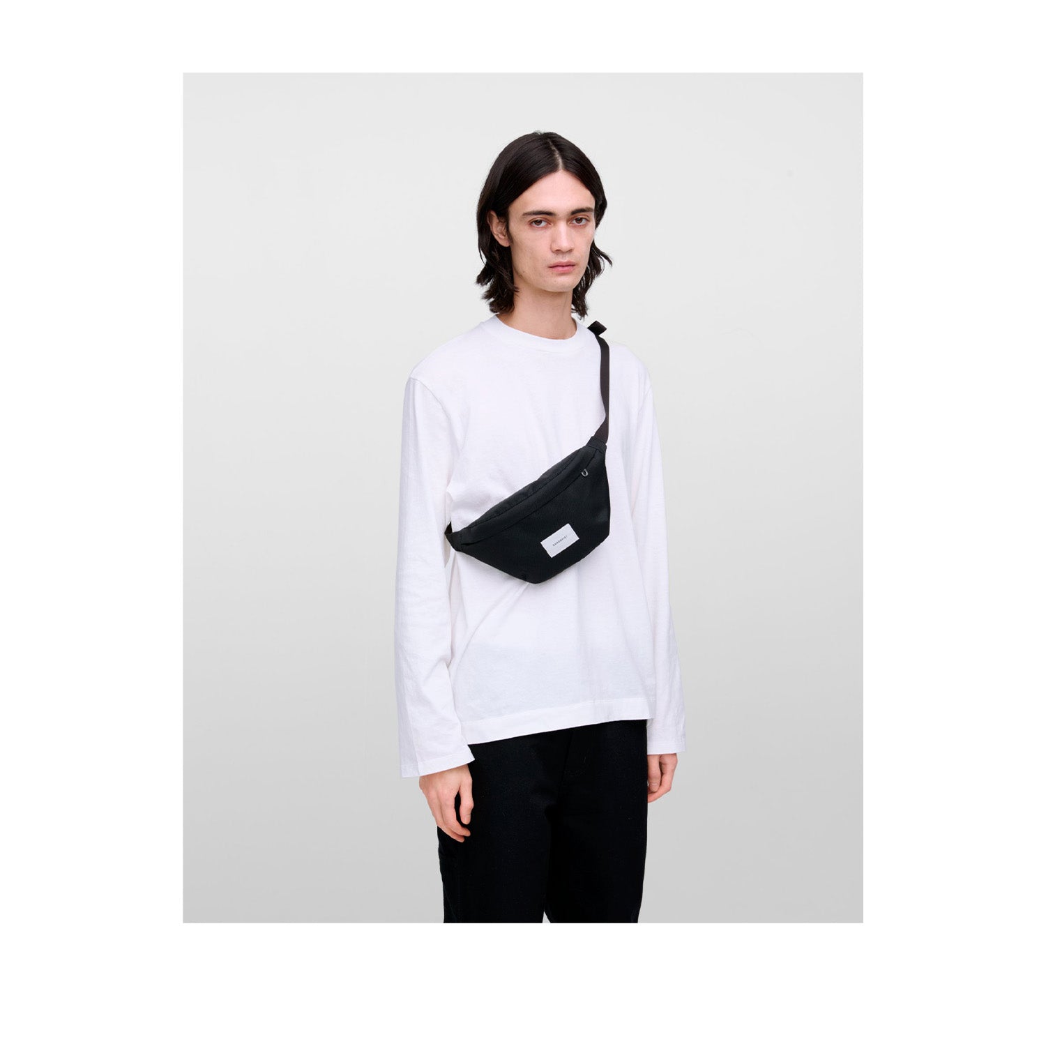 Sandqvist Ground Crossbody Bag in Black