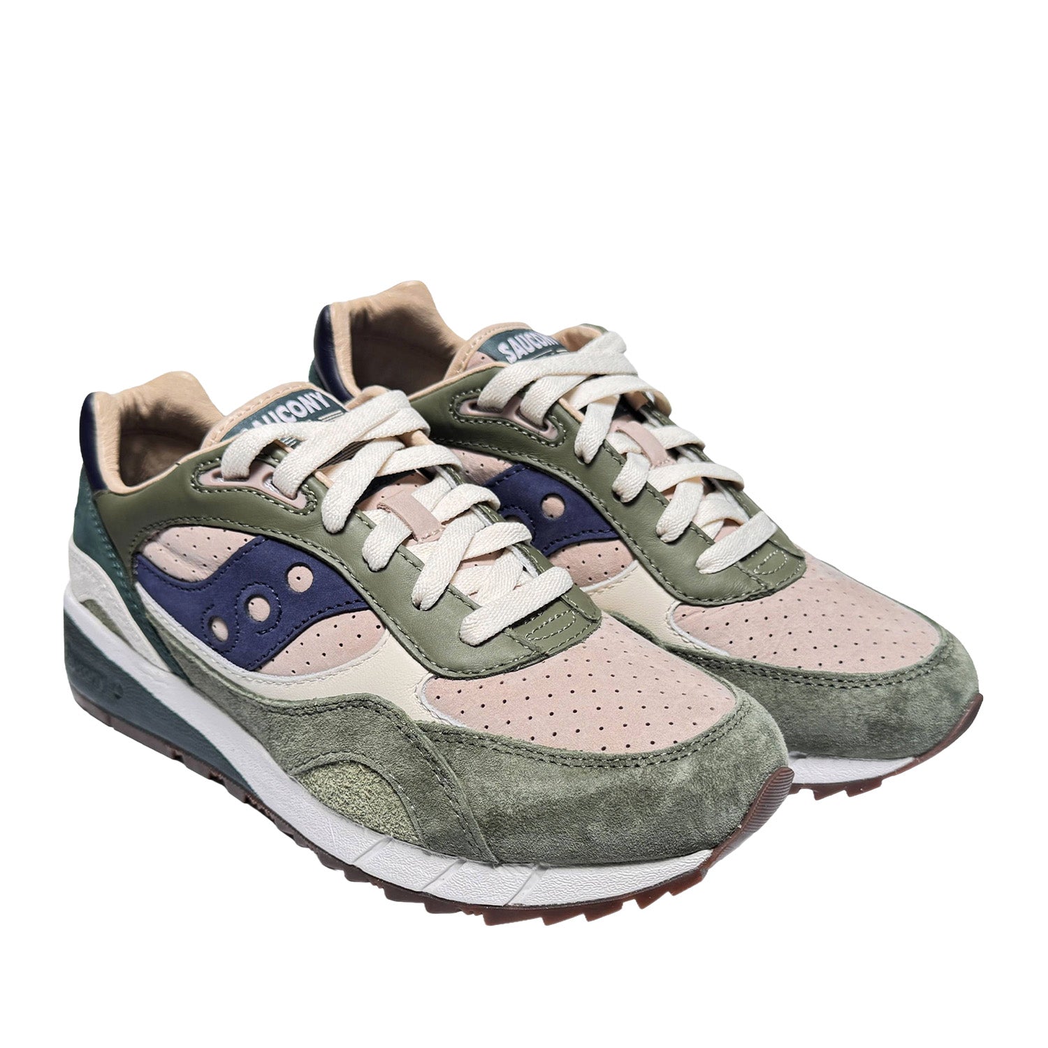 Saucony Unisex Shadow 6000 in Beige/Green