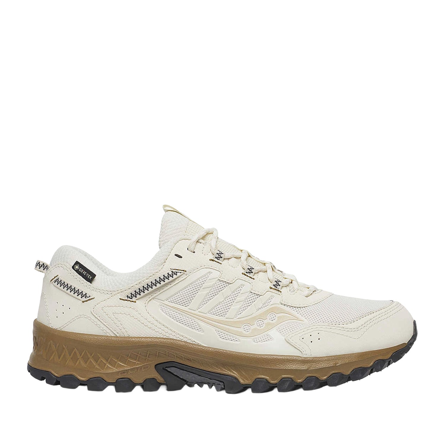 Saucony Unisex Grid Peak GTX in Ivory/Gold