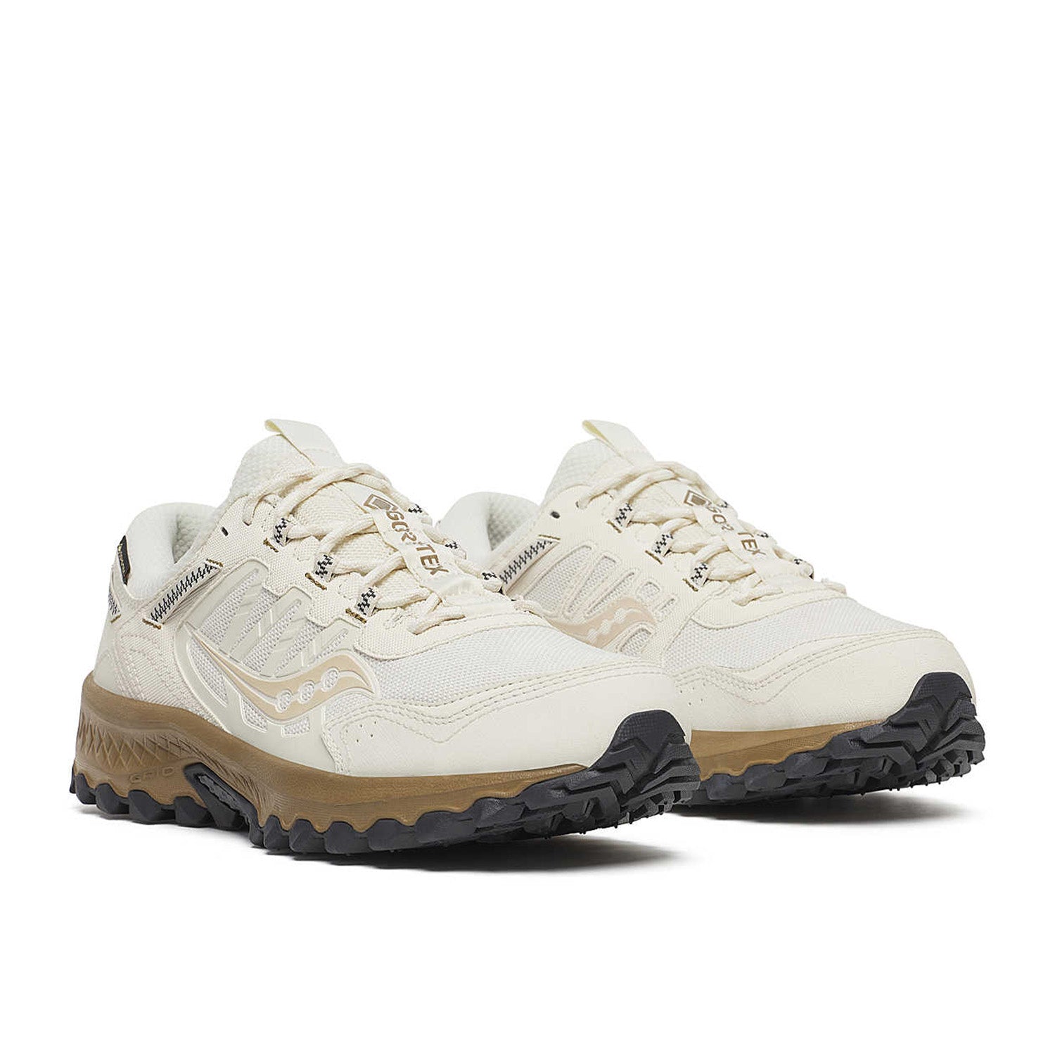 Saucony Unisex Grid Peak GTX in Ivory/Gold