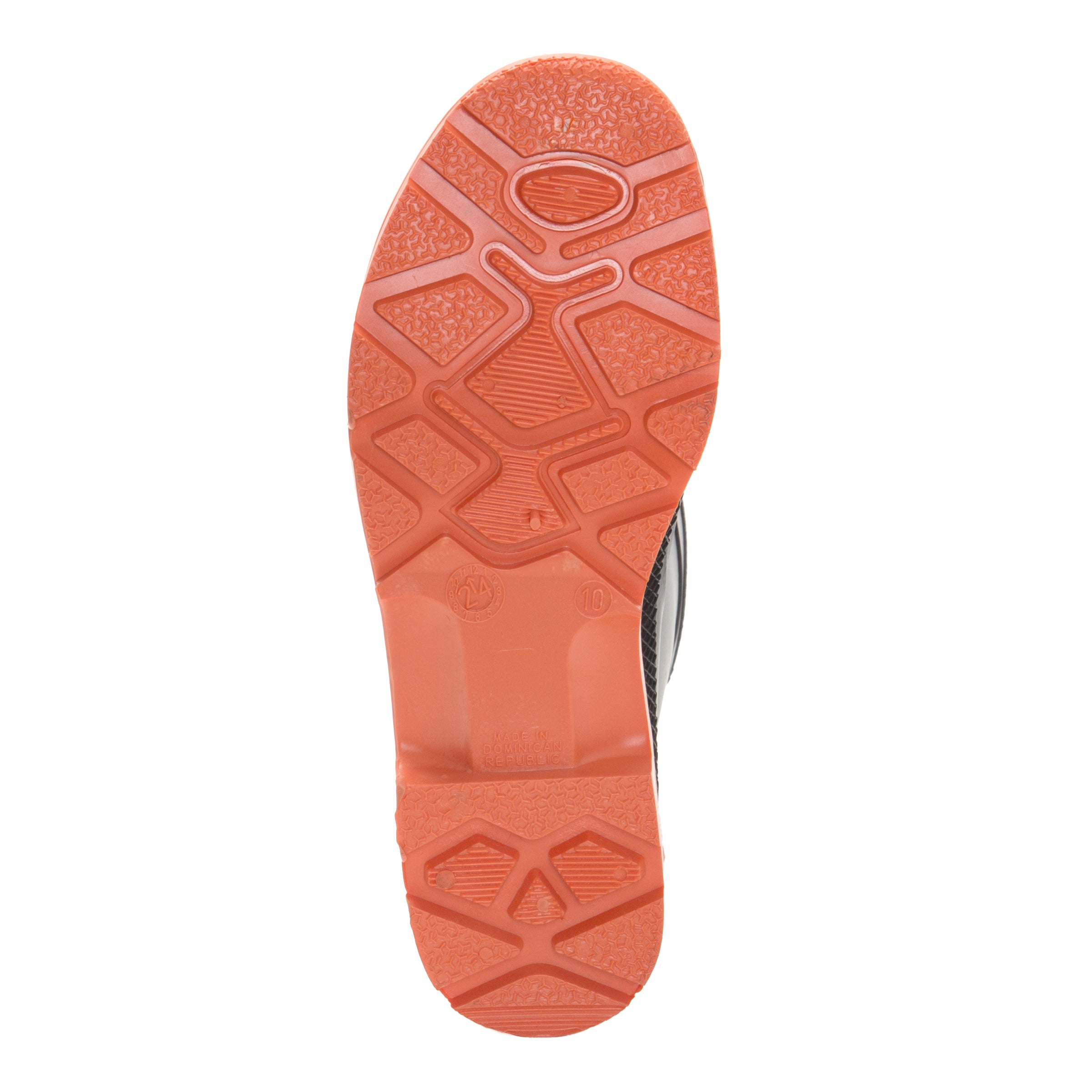 Servus Men's 75145C Pvc Injected Molded Men In Black/Orange M