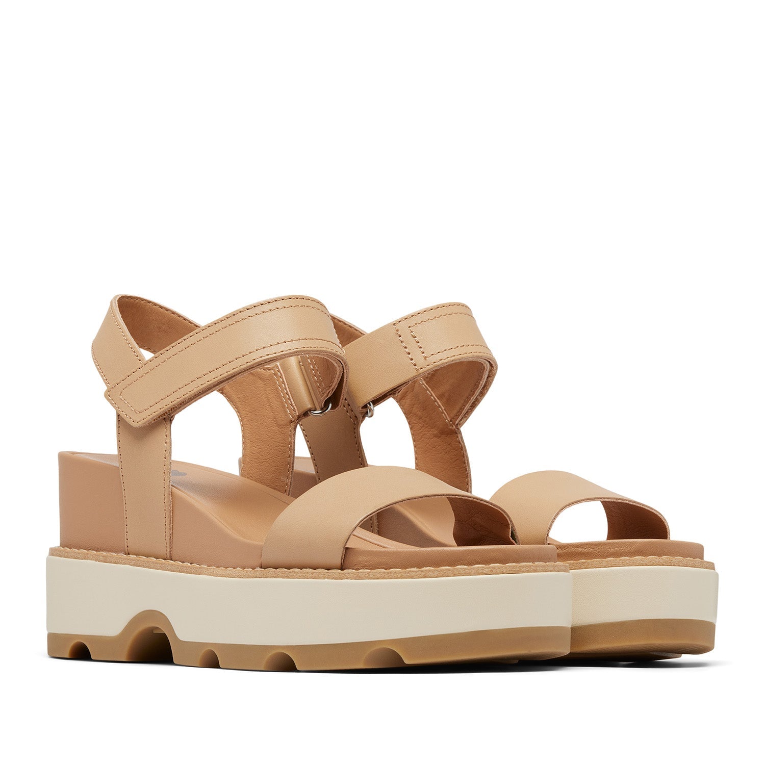 Sorel Women's Joanie™ Iv Y Strap Wedge in Honest Beige/bleached Ceramic