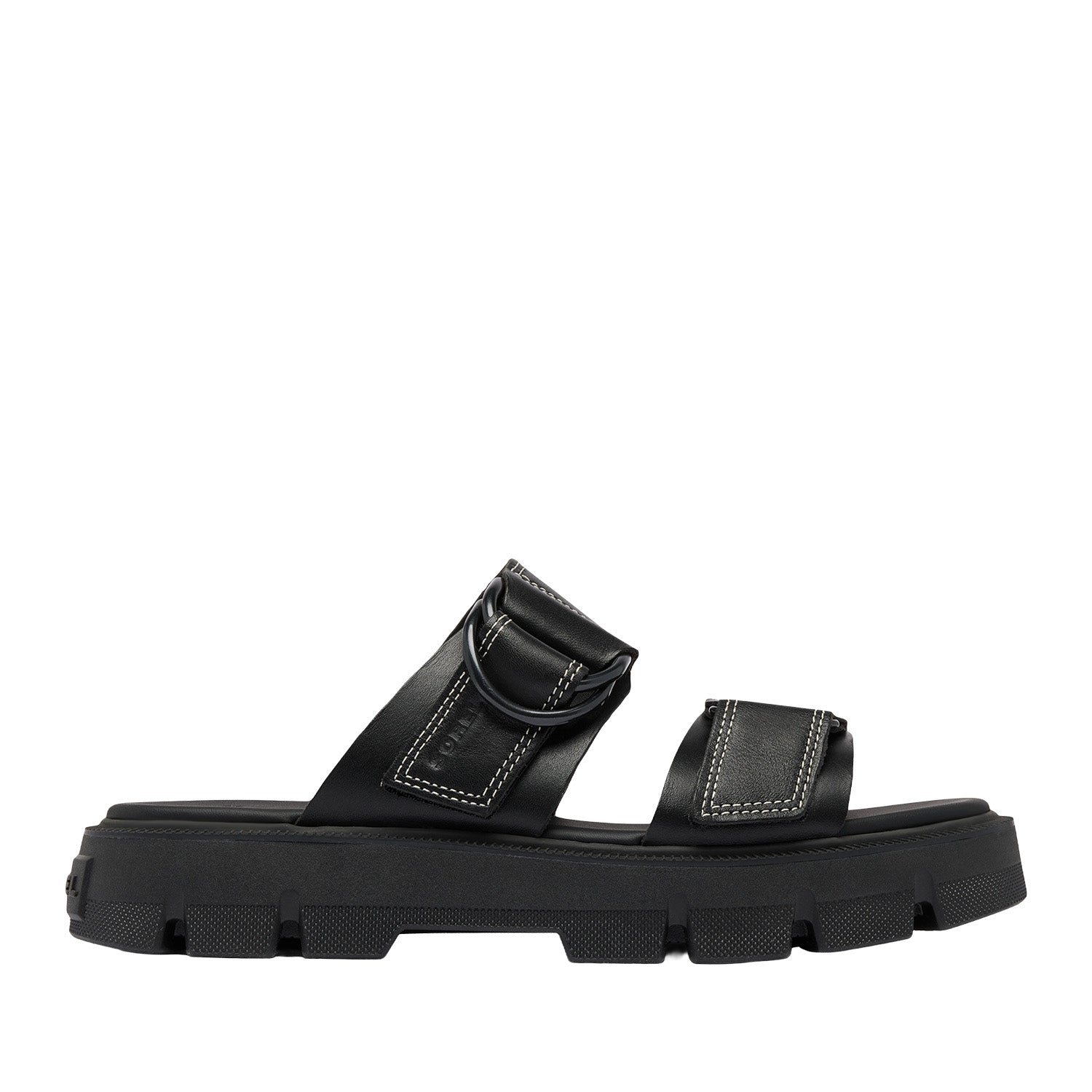 Sorel Women's Rein CB Slide Sandal in Black