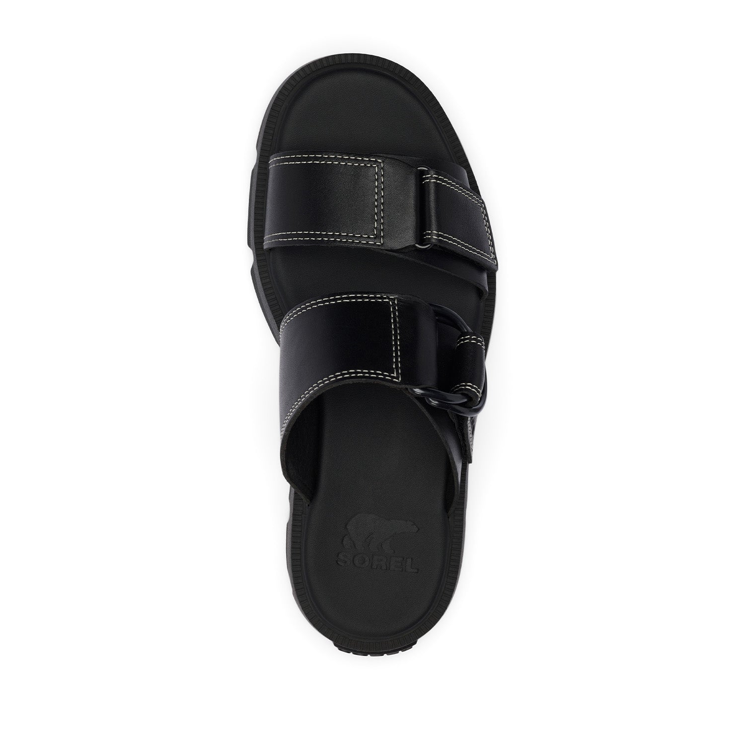 Sorel Women's Rein CB Slide Sandal in Black
