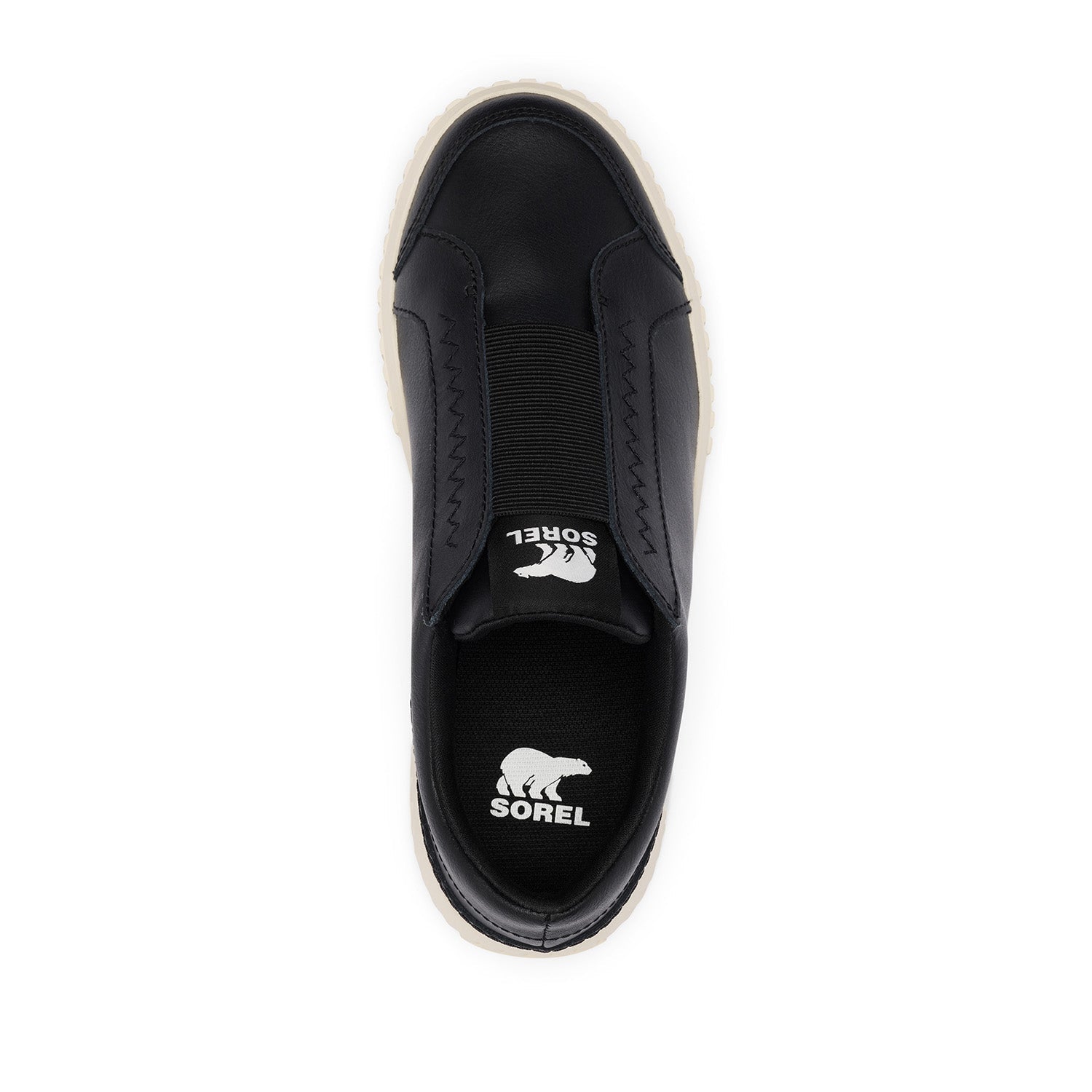 Sorel Women's Ona Ave™ Slip-on Sneaker in Black/Chalk