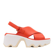 Sorel Women's Kinetic Aura Slingback in Crimson Fire/Honey White