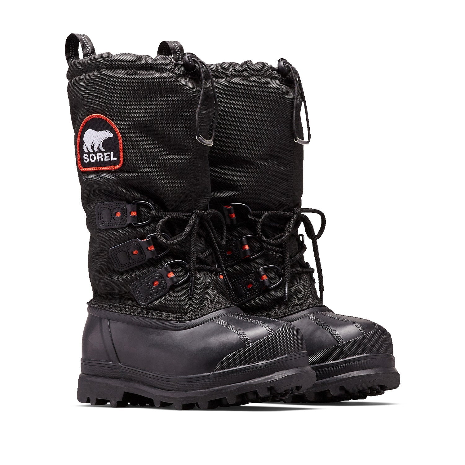 Sorel Women's Glacier XT in Black/Red Quartz