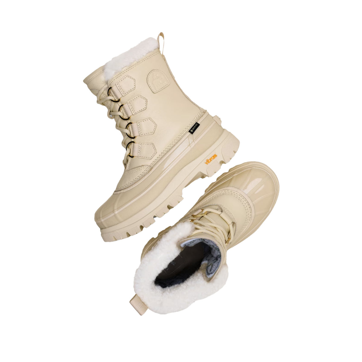 Sorel Women's Caribou Horizon GTX in Honey White/Honey White