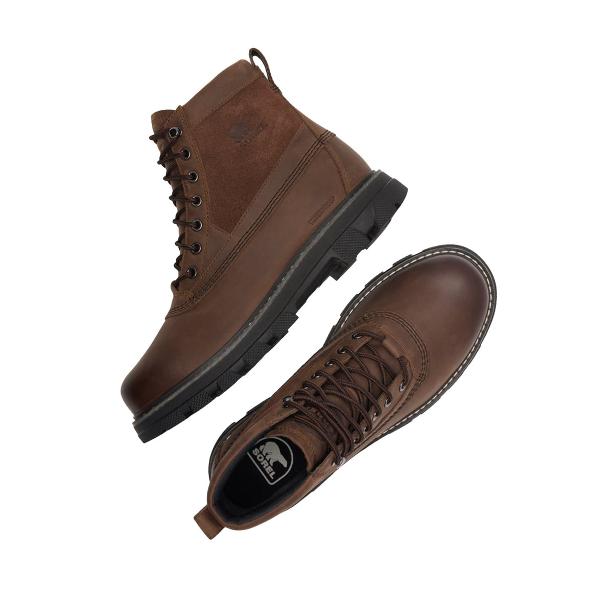 Sorel Men's Lark-47 WP in Tobacco/Black