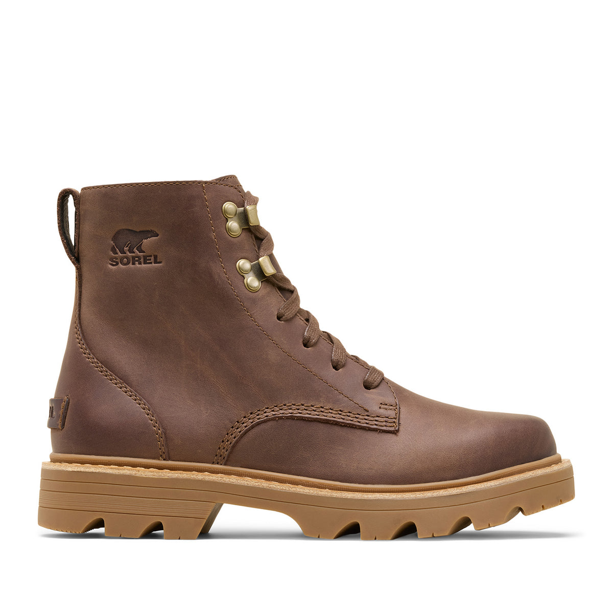 Sorel Women's Revel Road, Boot Lace Wp in Tobacco/Gum