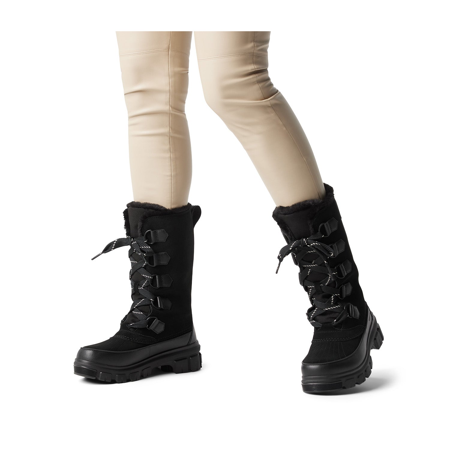 Sorel Women's Tivoli V Tall Wp in Black/Natural