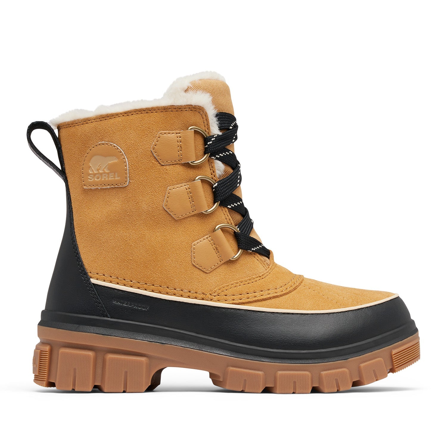 Sorel Women's Tivoli V Wp in Curry/Black