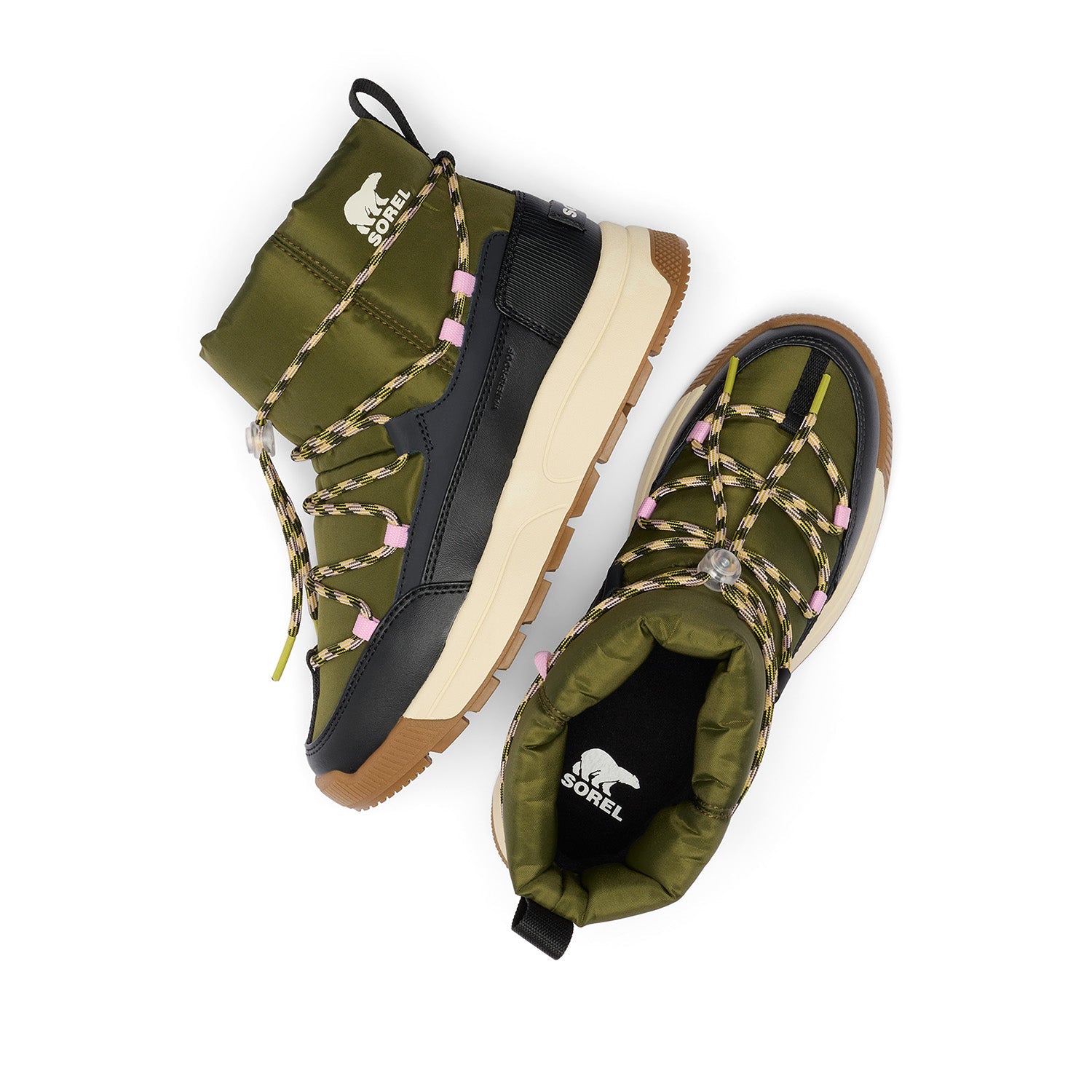 Sorel Women's Whitney Iii Slip-on Wp in Utility Green/Black