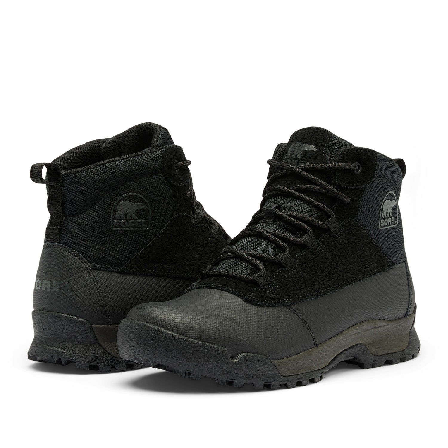 Sorel Men's Buxton Lite Lace Plus WP in Black