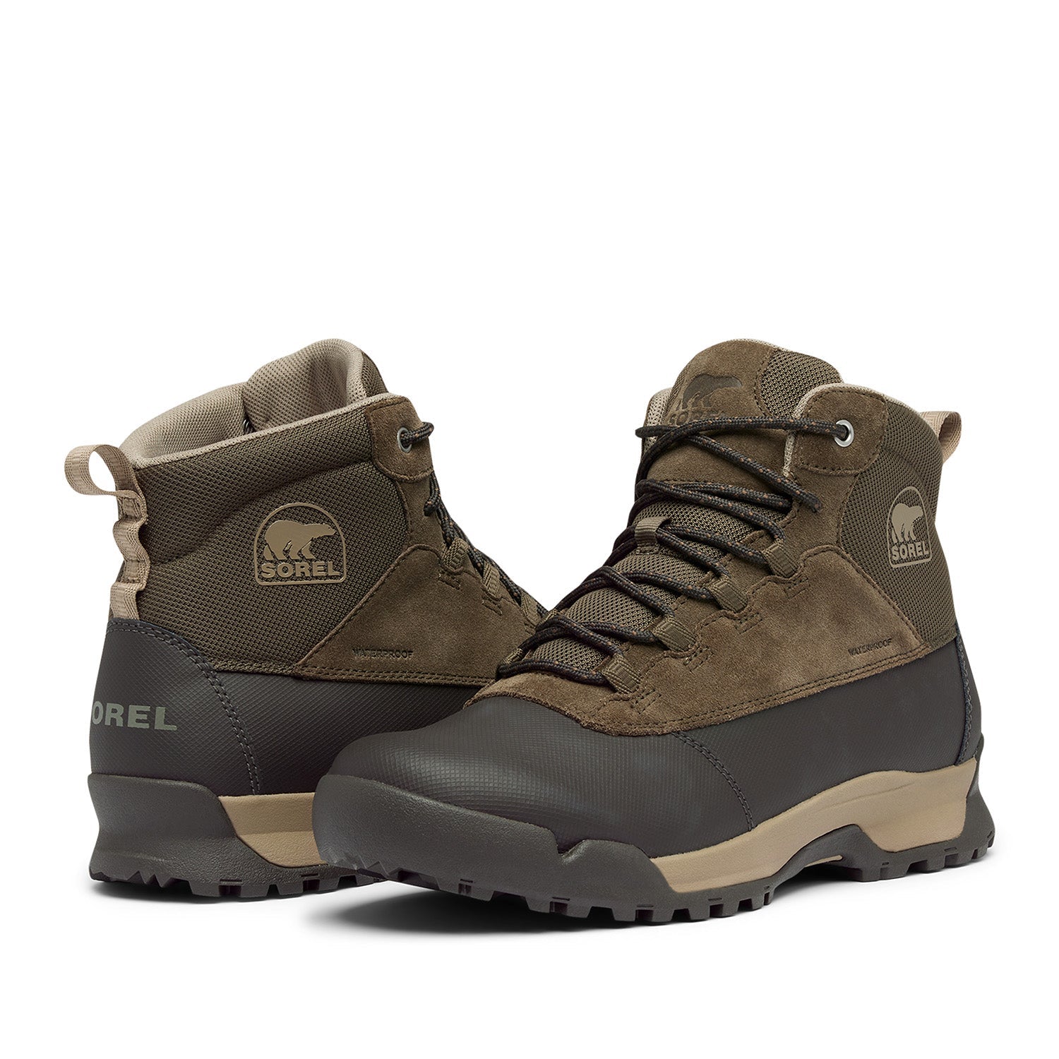 Sorel Men's Buxton Lite Lace Plus WP in Major/Jet