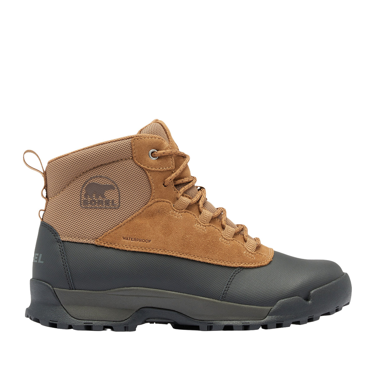 Sorel Men's Buxton Lite Lace Plus WP in Elk/Black