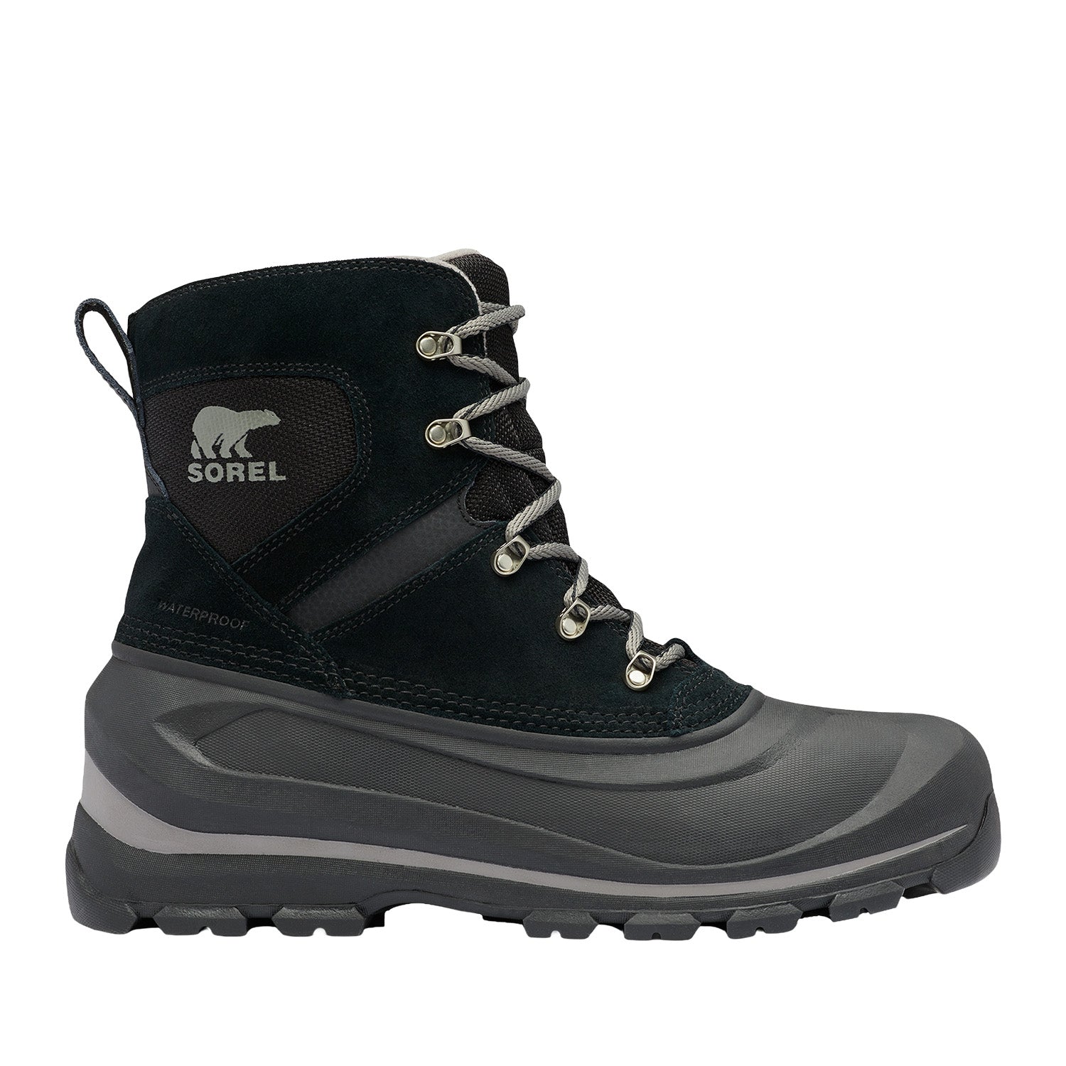 Sorel Men's Buxton Lace Boot WP in Black/Quarry