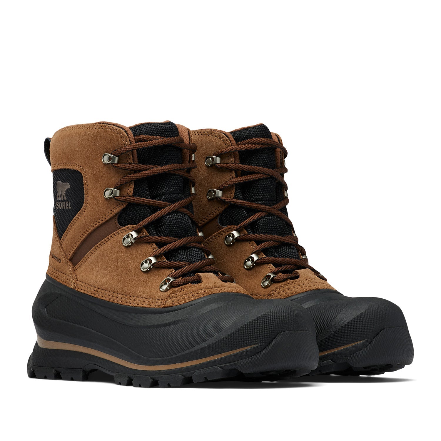 Sorel Men's Buxton Lace Boot WP in Delta/Black