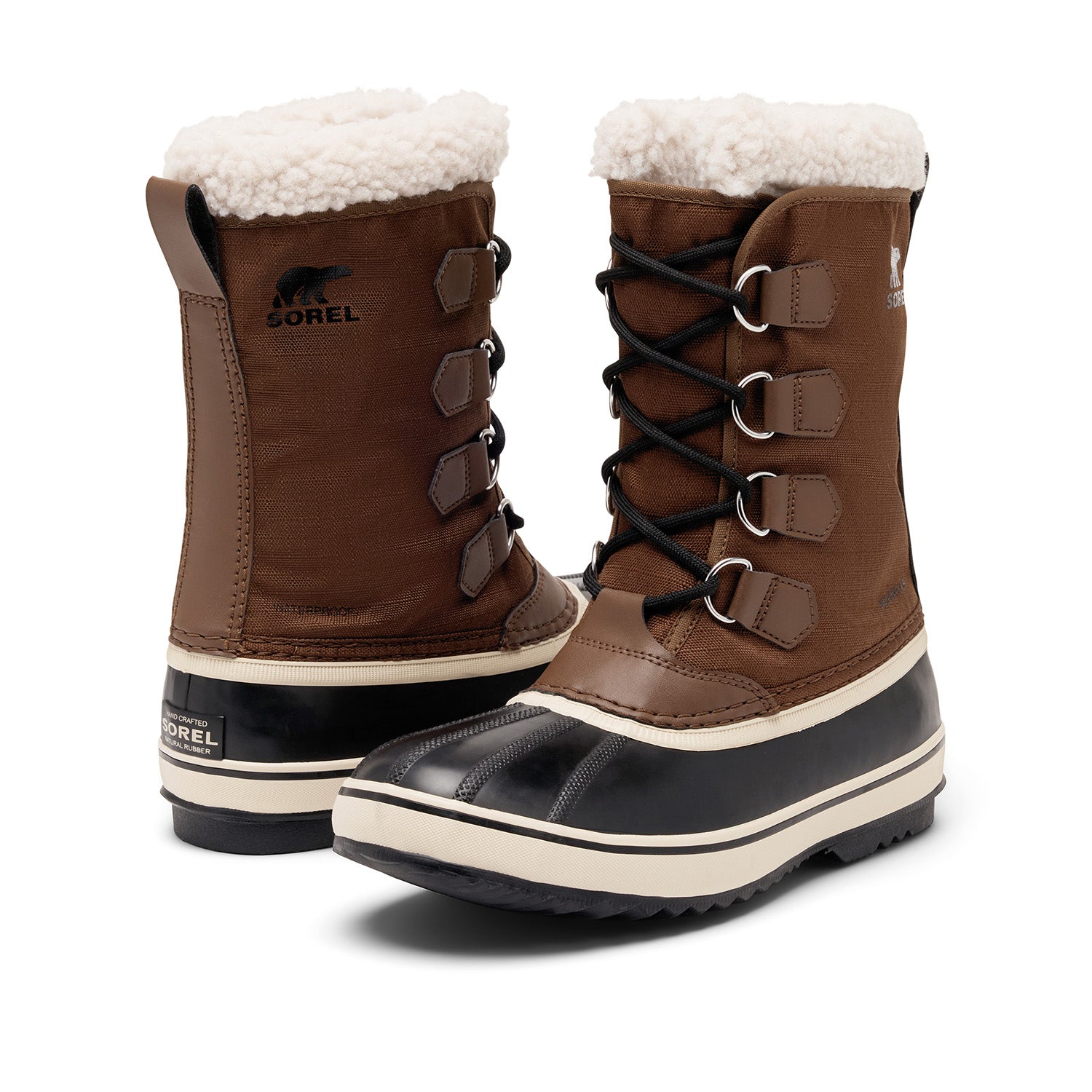 Sorel Men's 1964 Pac Nylon WP in Tobacco/Black