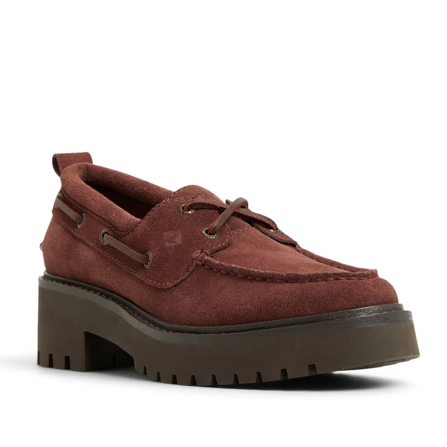 Sperry Women's AO 2 Eye Lug in Dark Chocolate