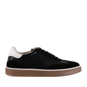 Black casual sneaker on a white background 